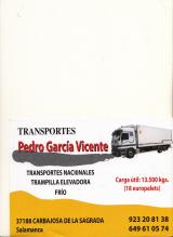 Transportes Pedro Garc&iacute;a Vicente